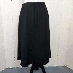 Components Sportswear 10‎ black elastic waist pull on long skirt